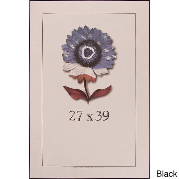 Frame USA Metal II Picture Frame 27x39 - Black