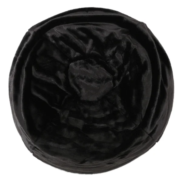 Marilyn Glam 3 Foot Faux Fur Bean Bag Chair by Christopher Knight Home - Black