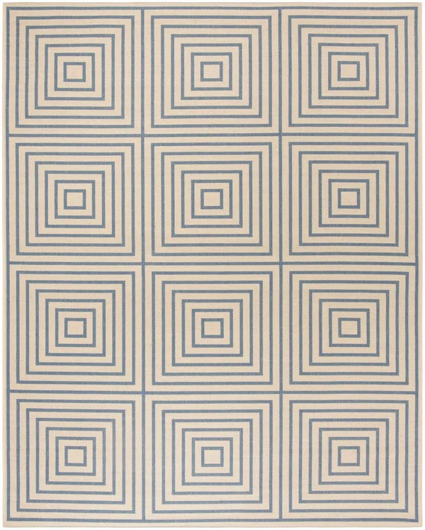 Safavieh Linden LND123N Cream/Blue 8& x 10& Area Rug