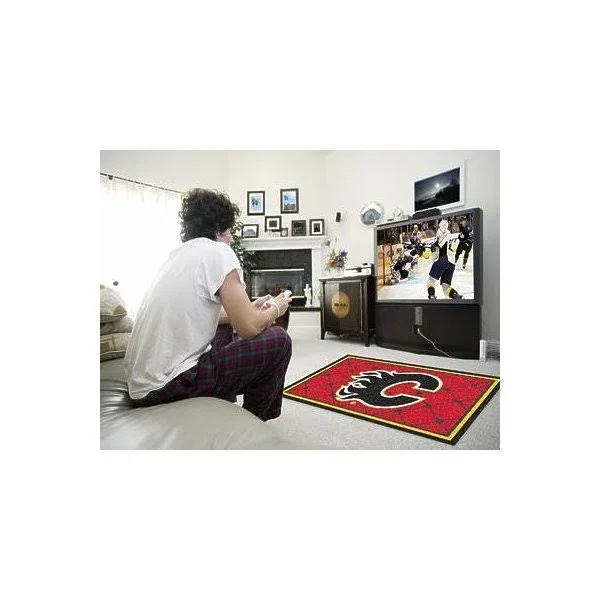 NHL - Calgary Flames Rug