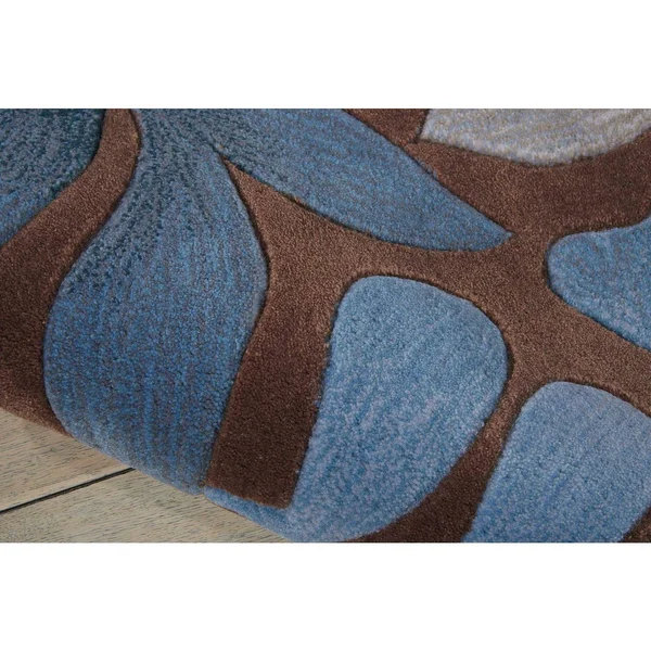 Nourison Contour CON02 Area Rug - Mocha, 5& x 7&6x22