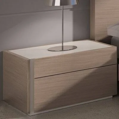 Abercromby Left 2 Drawer Nightstand Orren Ellis