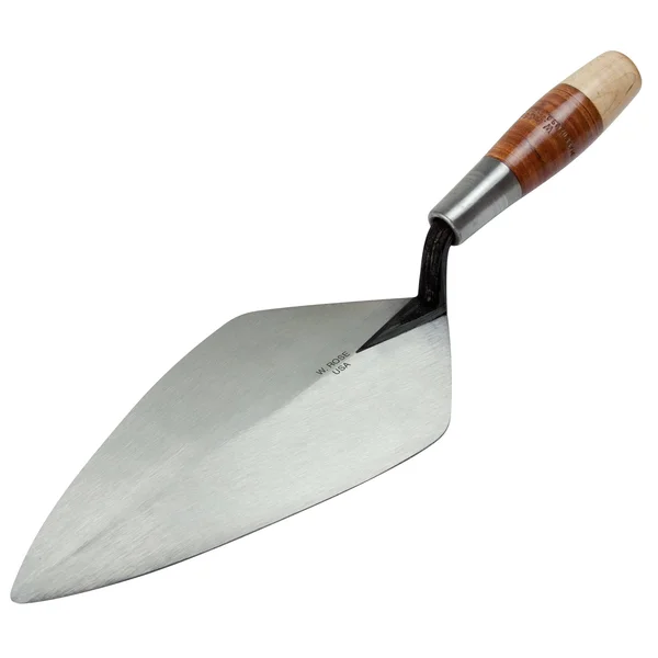Kraft RO312-10 Wide London Brick Trowel Leather Handle - STD Shank, 1/2