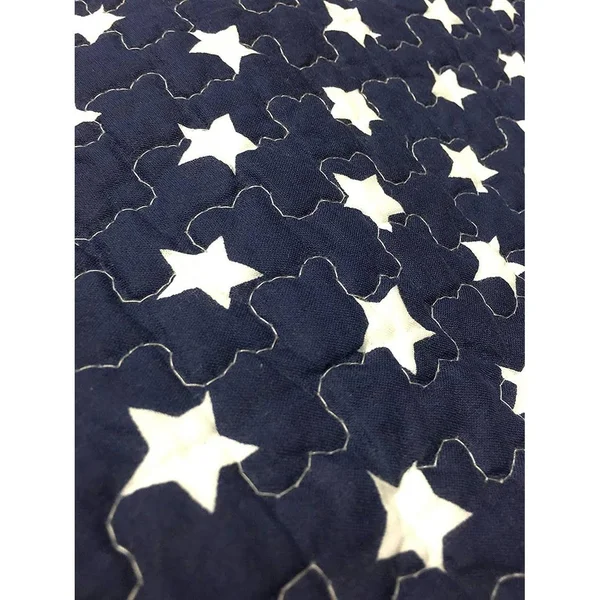 Porch & den AmeriSTAR Sailor Navy Striped Cotton Quilt Set - Queen