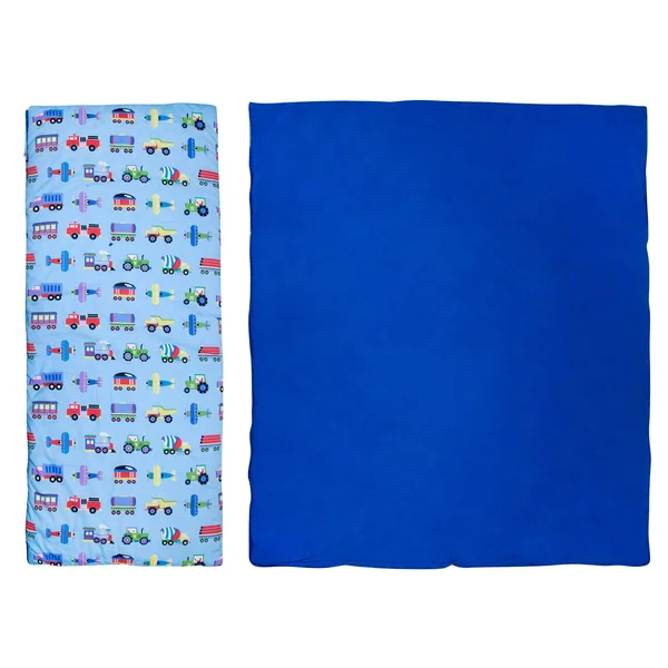 Wildkin Olive Trains, Planes & Trucks Sleeping Bag