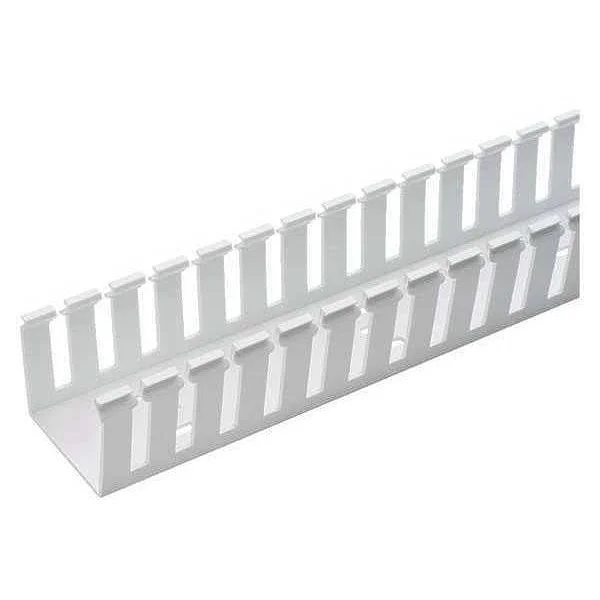 Panduit G1.5X1.5WH6 Wire Duct, wide Slot, White, 1.75 W x 1.5 D