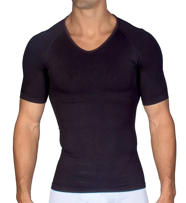 Rounderbum Seamless Compression T-Shirt, Black (RWS02) S