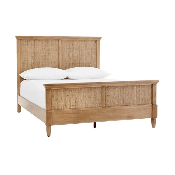 Home Decorators Collection Marsden Patina Finish Queen Cane Bed (65 in. W x 54 in. H)