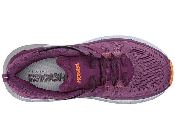 Hoka One One Gaviota 2 Women's Shoes Grape Juice/Bright Marigold : 6.5 D - Wide
