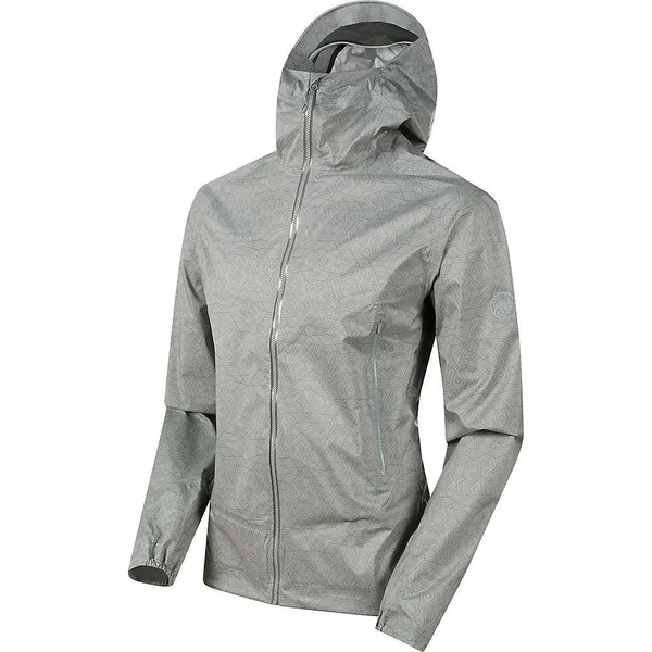 Mammut Men's Masao Light Hardshell Hooded Jacket - XL - Granit