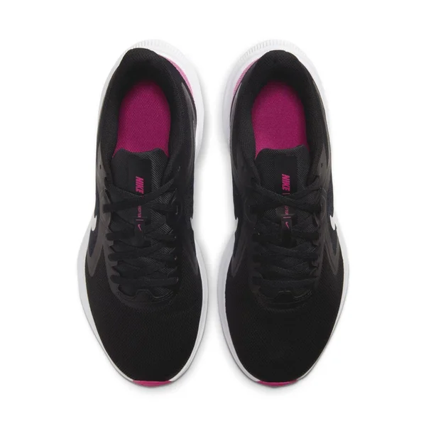 Nike Women's Downshifter 10 Running Shoe - Wide - Black, 7