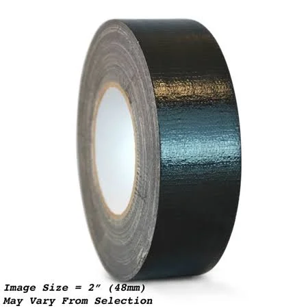 Wod DTC10 Advanced Strength Industrial Grade Black Duct Tape, 12 inch x 60 yds. Waterproof, UV Resistant for Crafts & Home I