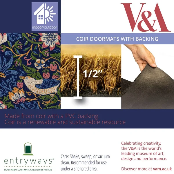 Entryways Victoria and Albert Museum Espalier Coir Doormat