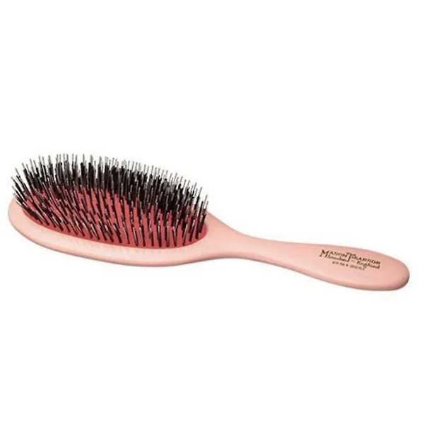 Mason Pearson Brush Bn3 Handy Bristle, Nylon - Pink