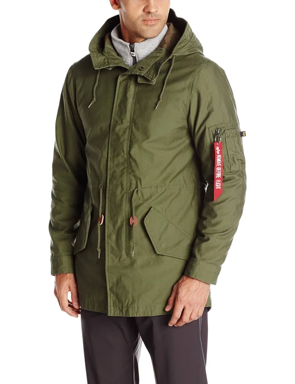 Alpha Industries Men's M-59 Fishtail Parka - M Olive, X-Small