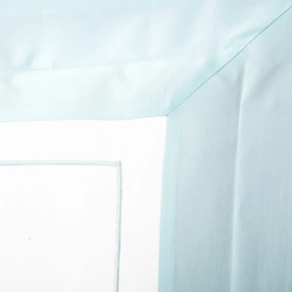 Yves Delorme Lutece Sateen Pillowcase - Aqua