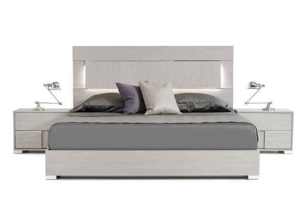 Modrest Ethan Italian Modern Grey Right Nightstand