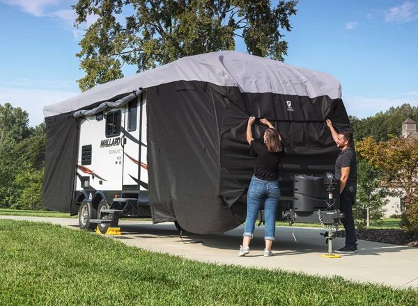 Camco Pro-Shield RV Cover - Travel Trailer, Up to 15& 47920