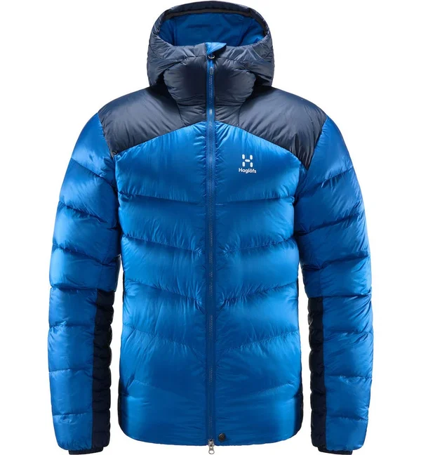 Haglofs Mojo Down Hooded Jacket - Blue - Medium