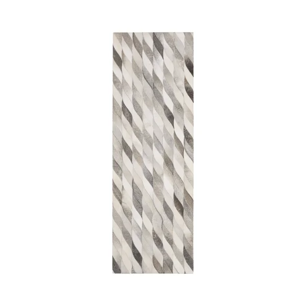 Safavieh Studio Leather STL701A 2&3x22 x 7&0x22 Runner Ivory - Grey Area Rug