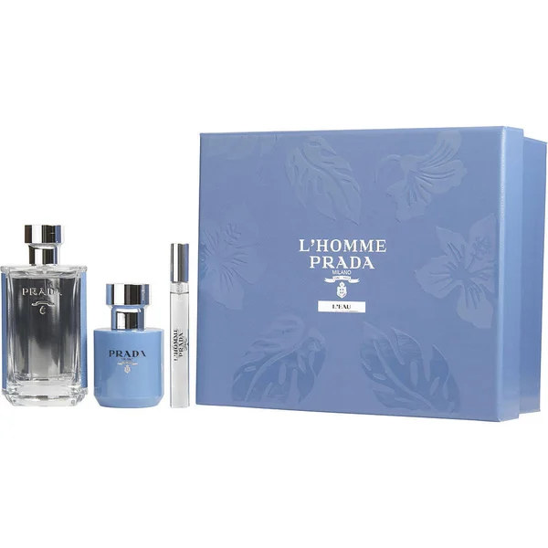 Prada Gift Set Prada L&homme L&eau