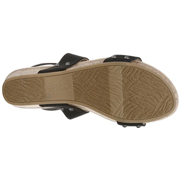Women's LifeStride Del Mar Wedge Sandal - Red - Size 8