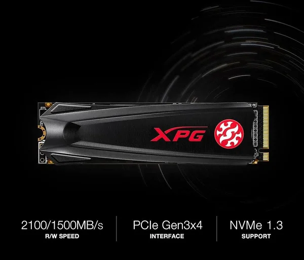 ADATA XPG 1 TB Internal SSD - M.2 2280 - GAMMIX S5 - PCI Express 3.0 x4 (NVMe)