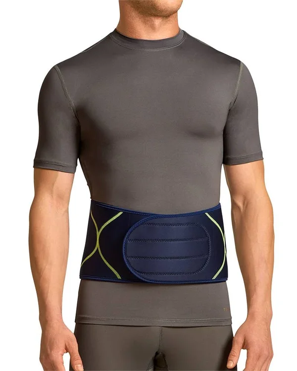 Men's Comfort Back Brace, Dark Navy, Size L/XL, Tommie Copper