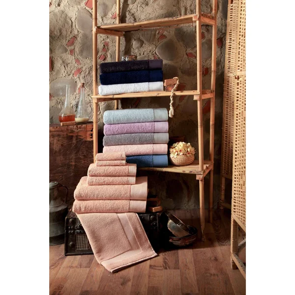 Enchante Home Signature Hand Towels (Set of 8) Water Fall - White