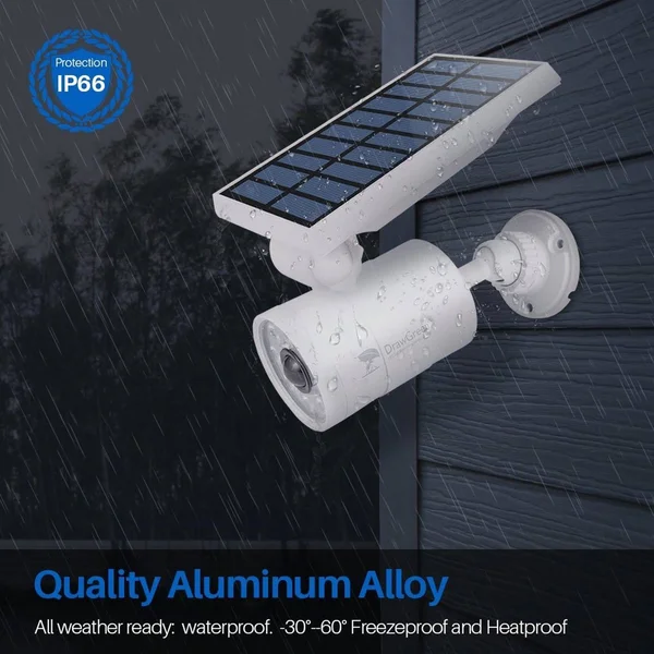 Solar Motion Sensor Light Outdoor Aluminum - 1400-Lumens 9-Watt110W Equivalent LED