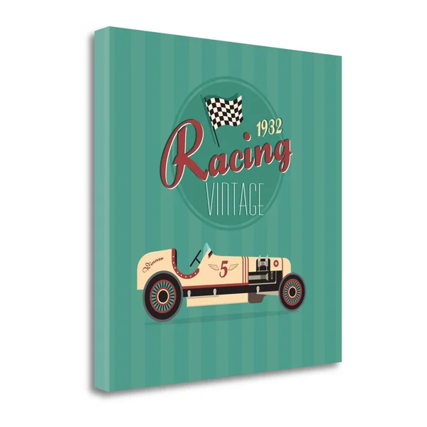 Tangletown Fine Art Vintage Racing 2 by GraphINC Studio