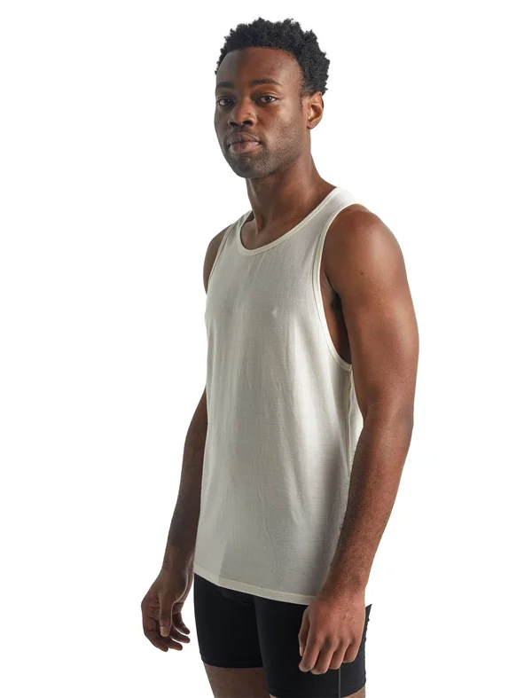 Icebreaker Anatomica Tank Top - Men's Snow XXL