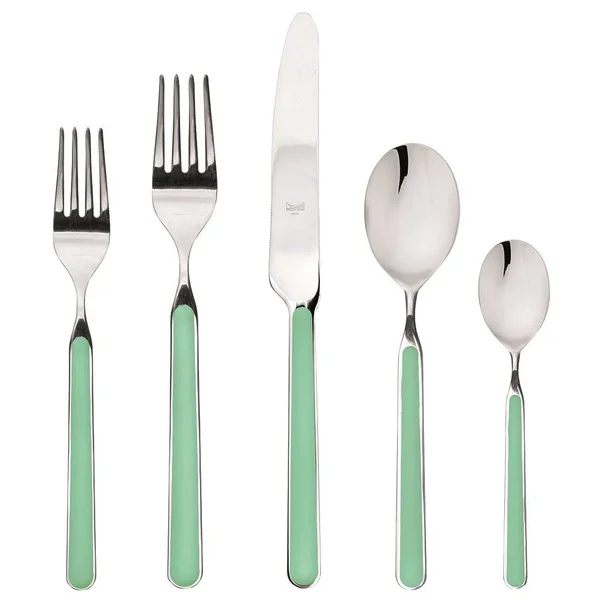 Mepra Fantasia 5 Piece Place Set Color: Aquamarine