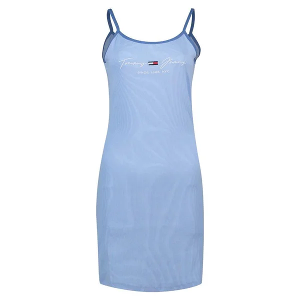 Tommy Jeans Pastel Strap Dress Light Powdery Blue
