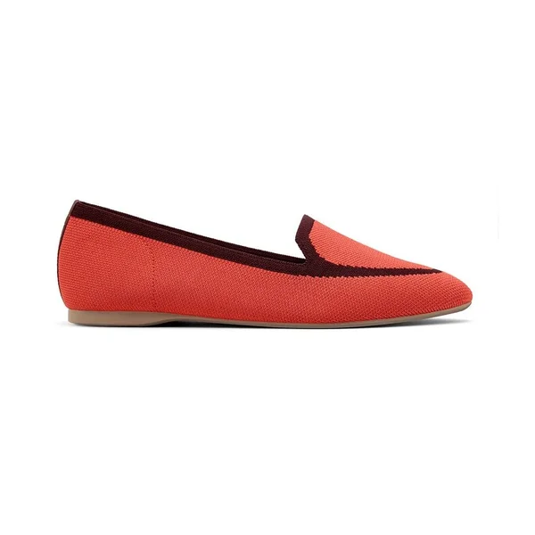 Women's Birdies Blackbird Knit Flat - Size 7.5 M - Red