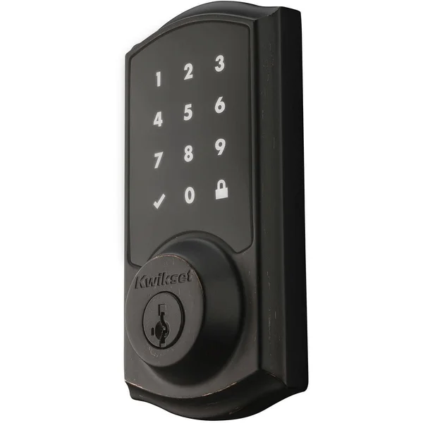 Kwikset Venetian Bronze SmartCode Touchscreen Electronic Deadbolt