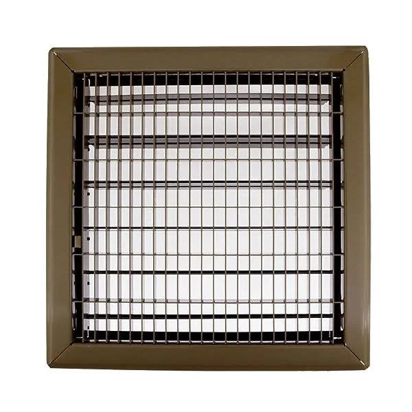 Brown Heavy Gauge Floor Register - 9 inch x 12 inch