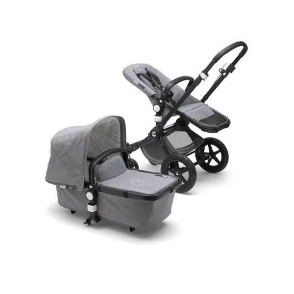 Bugaboo - Cameleon 3 Plus Classic Complete Stroller - Black - Grey Melange