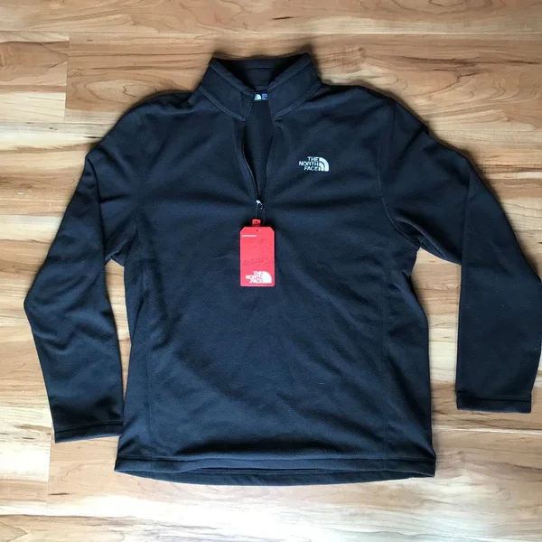 The North Face TKA 100 Glacier 1/4 Zip Men's- TNF Black