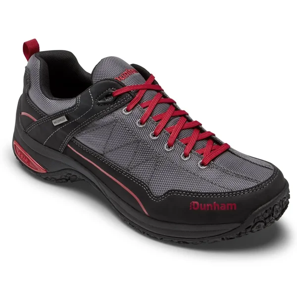 Dunham Men's Cloud Plus Waterproof Lace-Up Shoe Grey - 10.5, 4E