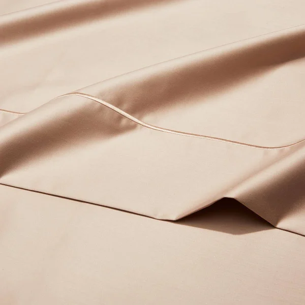 Hudson Park Collection 500TC Sateen Wrinkle-Resistant Twin Flat Sheet - 100% Exclusive - White