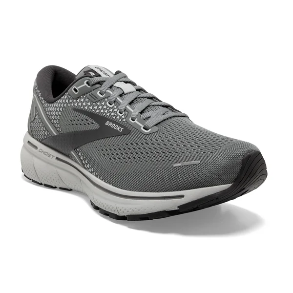 Brooks Men's Ghost 14 Grey/Alloy/Oyster, 12.5, B