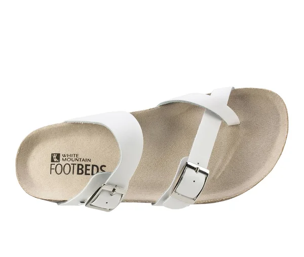 White Mountain Gracie Sandal, Women's, White, Size 11