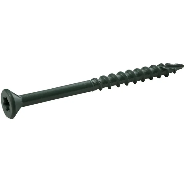 Grip-Rite 5029146 2.5 in. 5 lbs No.9 Star Bugle Head Eterior Deck Screws Green - Case of 4