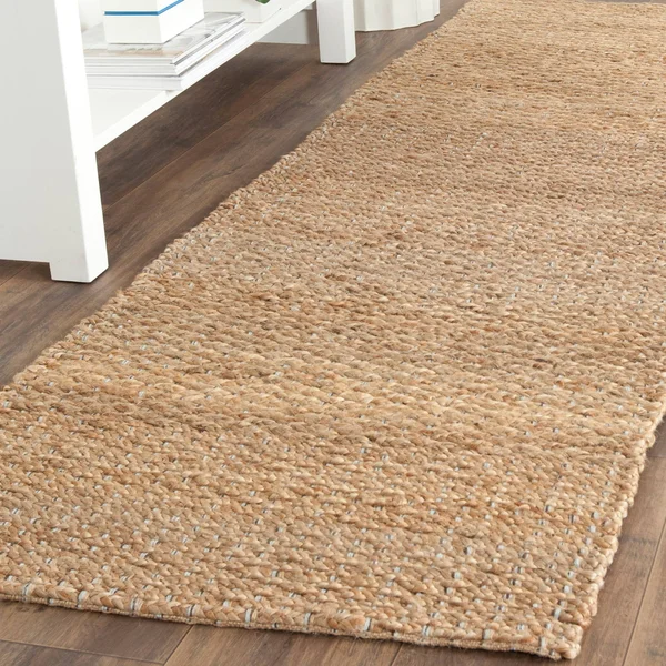 Safavieh Natural Fiber Light Blue & Natural 2&-6x22 x 12& Rug