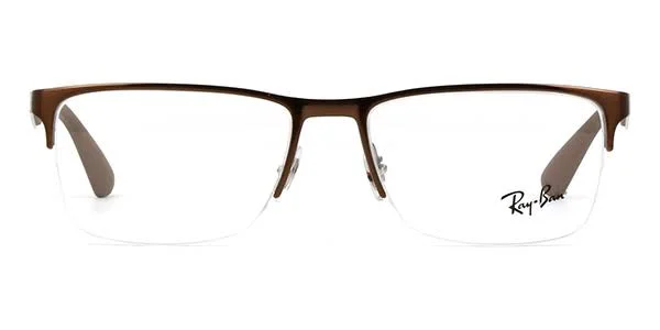 Ray Ban RX6335 Eyeglasses - 2531 Grey Top on Brusched Brown