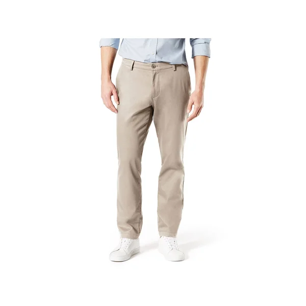 Dockers Men's Athletic Fit Signature Khaki Lux Cotton Stretch Pants