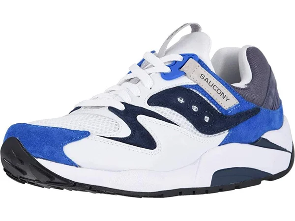 Saucony Grid 9000-WHITE/BLUE-9.5