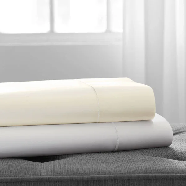 Ralph Lauren RL 624 Sateen Flat Sheet, Queen - Metropolitan Grey