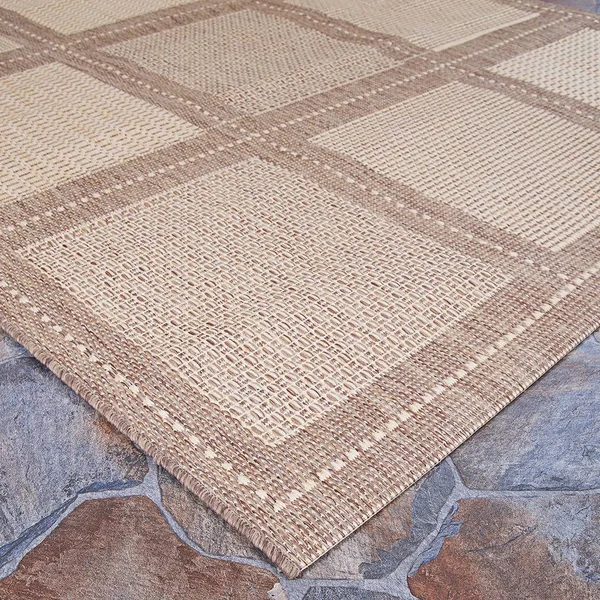 Couristan Recife Summit/Natural-Cocoa 7ft.6in x 10ft.9in Rug
